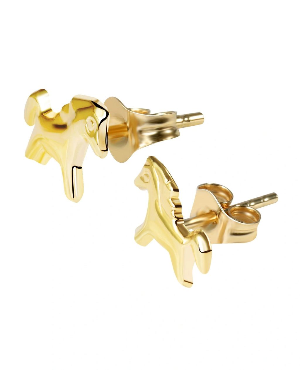 Pferd mit Schweif und Mähne