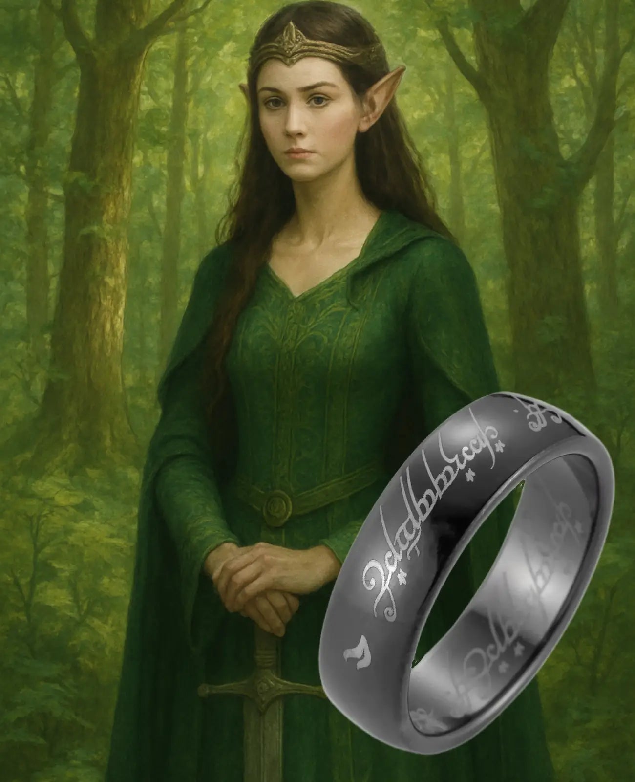 herr der ringe ring schwarz