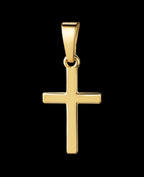 Ankerkette mit kantigen Kreuz Anhänger