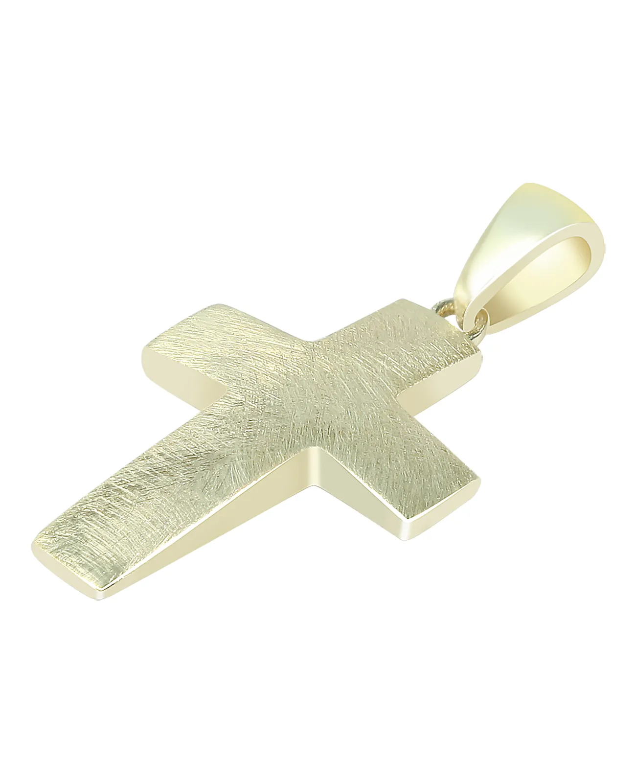 breites kreuz oberfaeche eismattiert