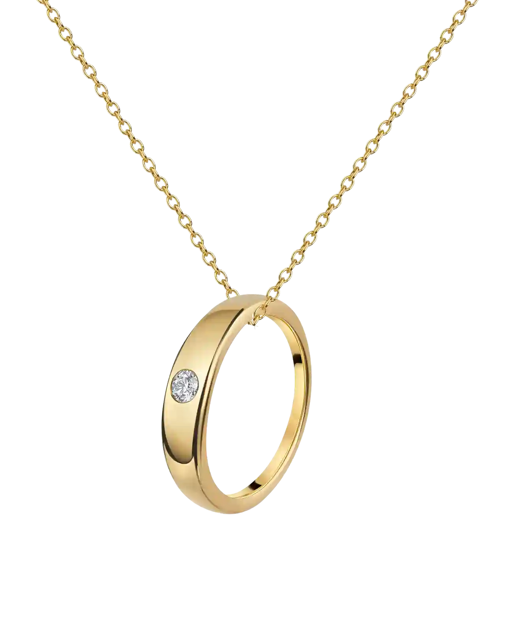 Ankerkette mit Taufring Anhänger