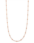 Ankerkette mit Kugeln dazwischen rosegold