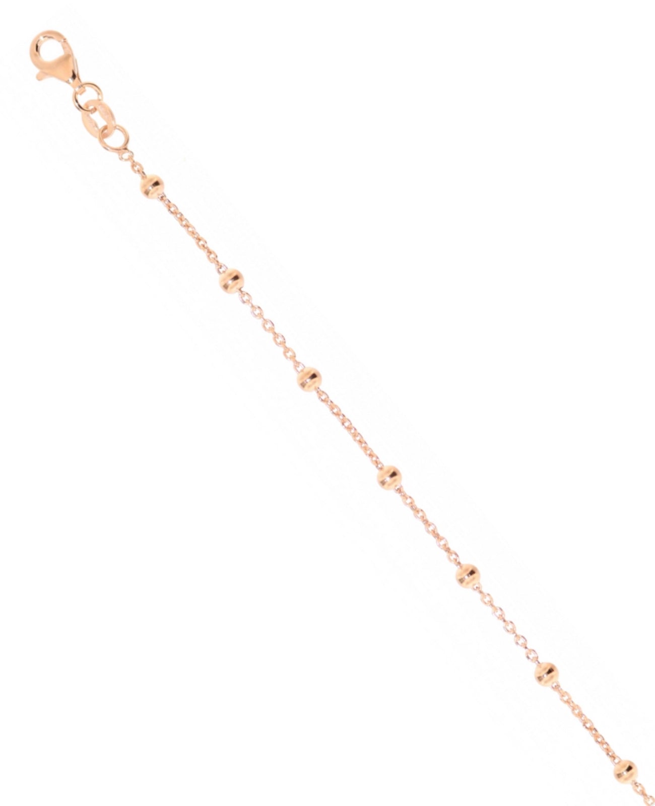 Ankerkette mit Kugeln dazwischen rosegold