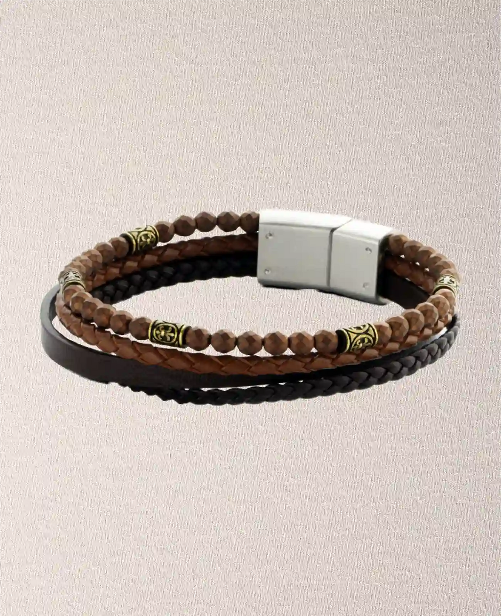 4 reihiges lederarmband