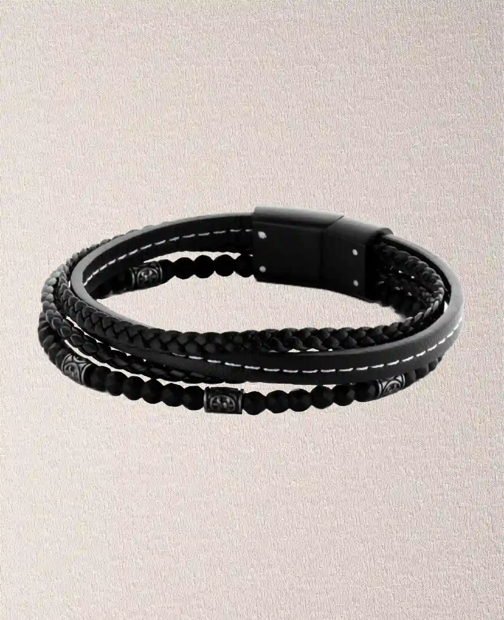 4 reihiges Lederarmband