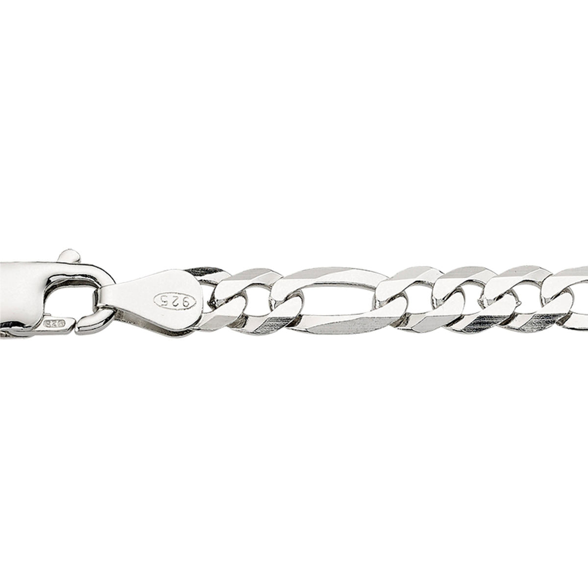 figaro armband mit karabiner verschluss
