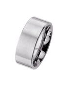 Breiter kantiger mattierter Ring