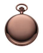 Taschenuhr braun Sprungdeckel mit passender Kette