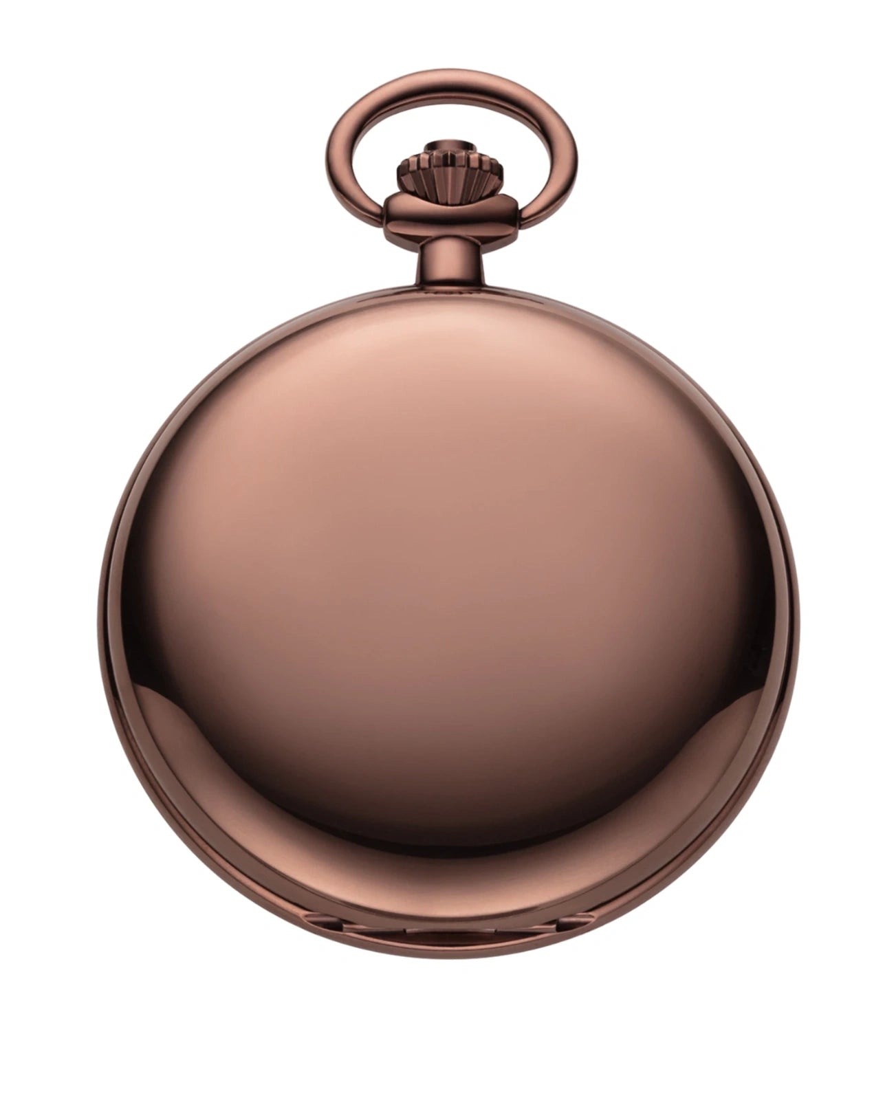 Taschenuhr braun Sprungdeckel mit passender Kette