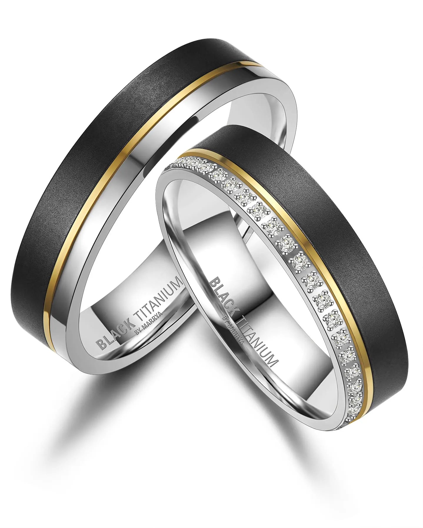 Trauringe Black Titanium Thinschmidt