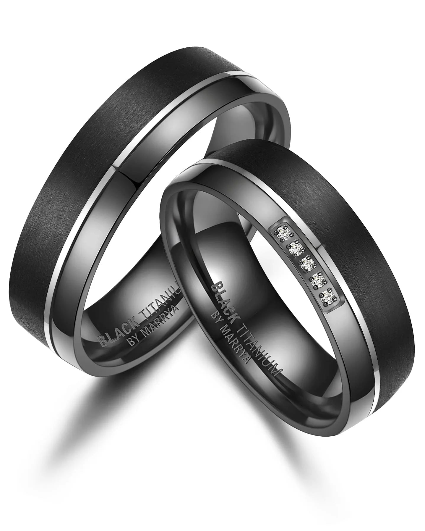 Trauringe Black Titanium Thinschmidt