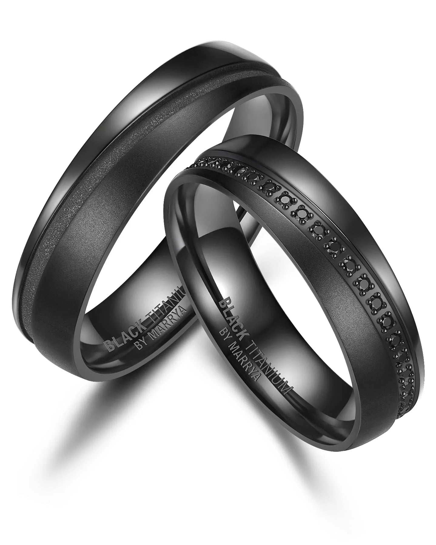 Trauringe Black Titanium Thinschmidt