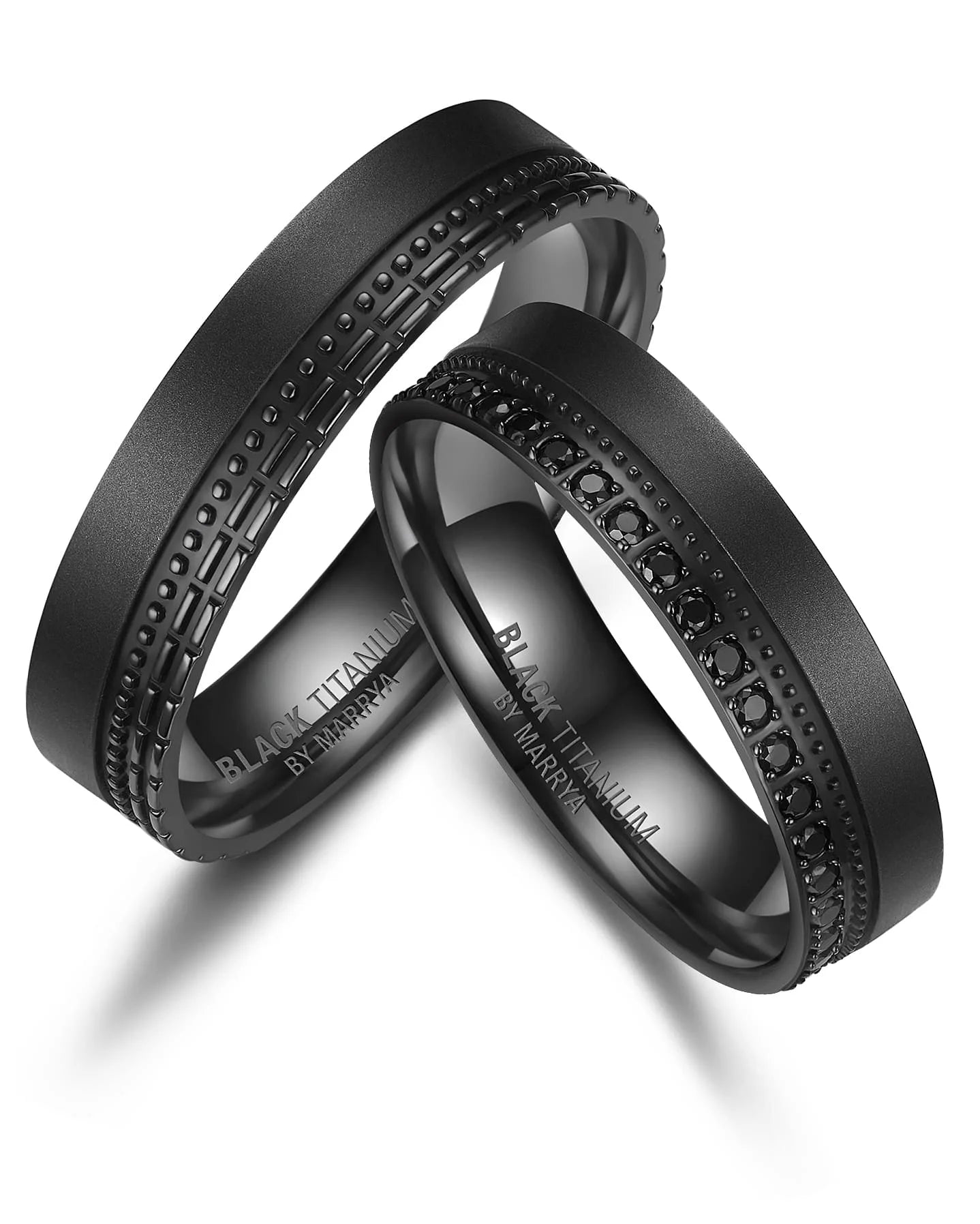 Trauringe Black Titanium Thinschmidt