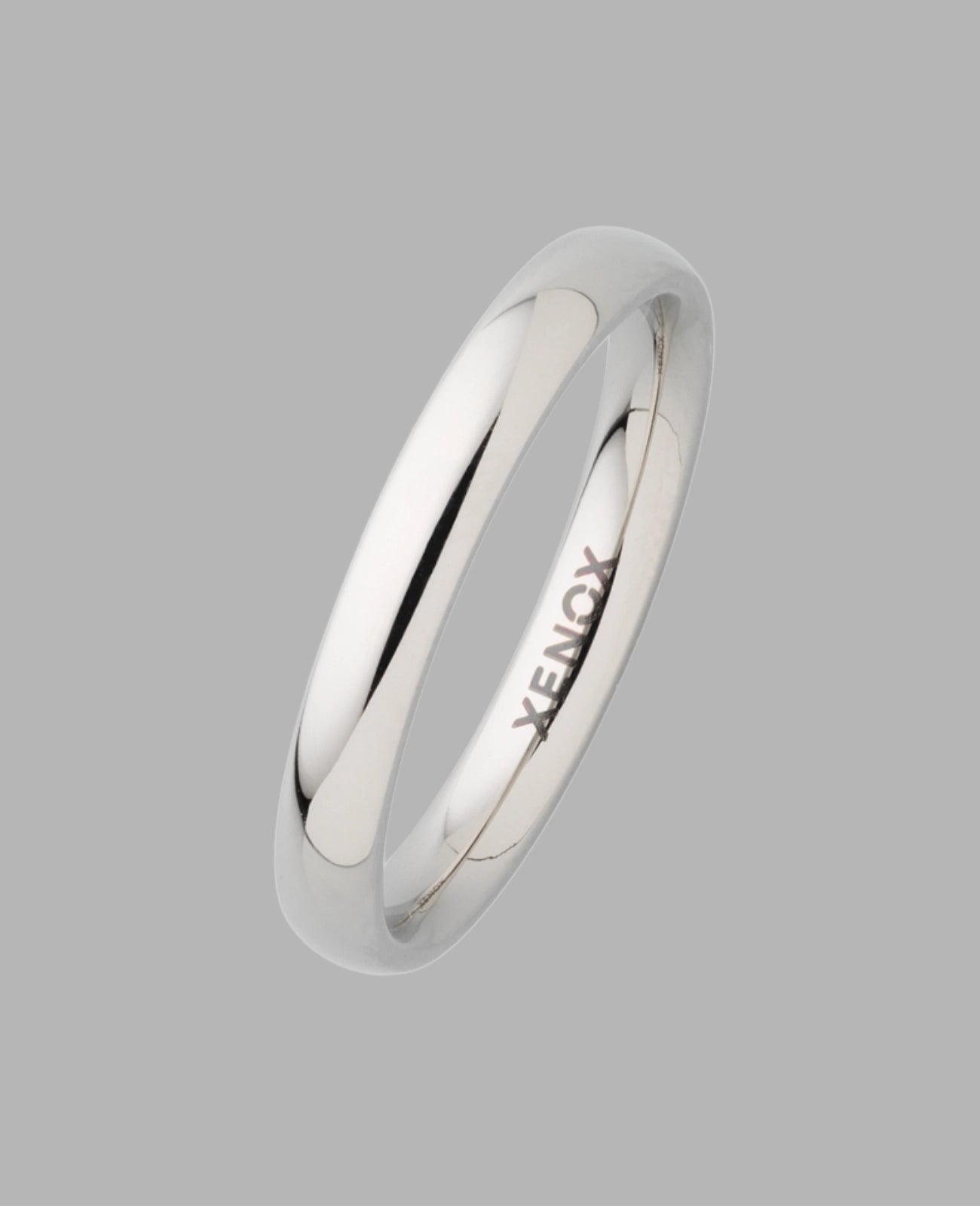 Einfacher glatter gewölbter Ring