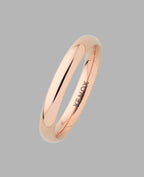 Einfacher glatter gewölbter Ring
