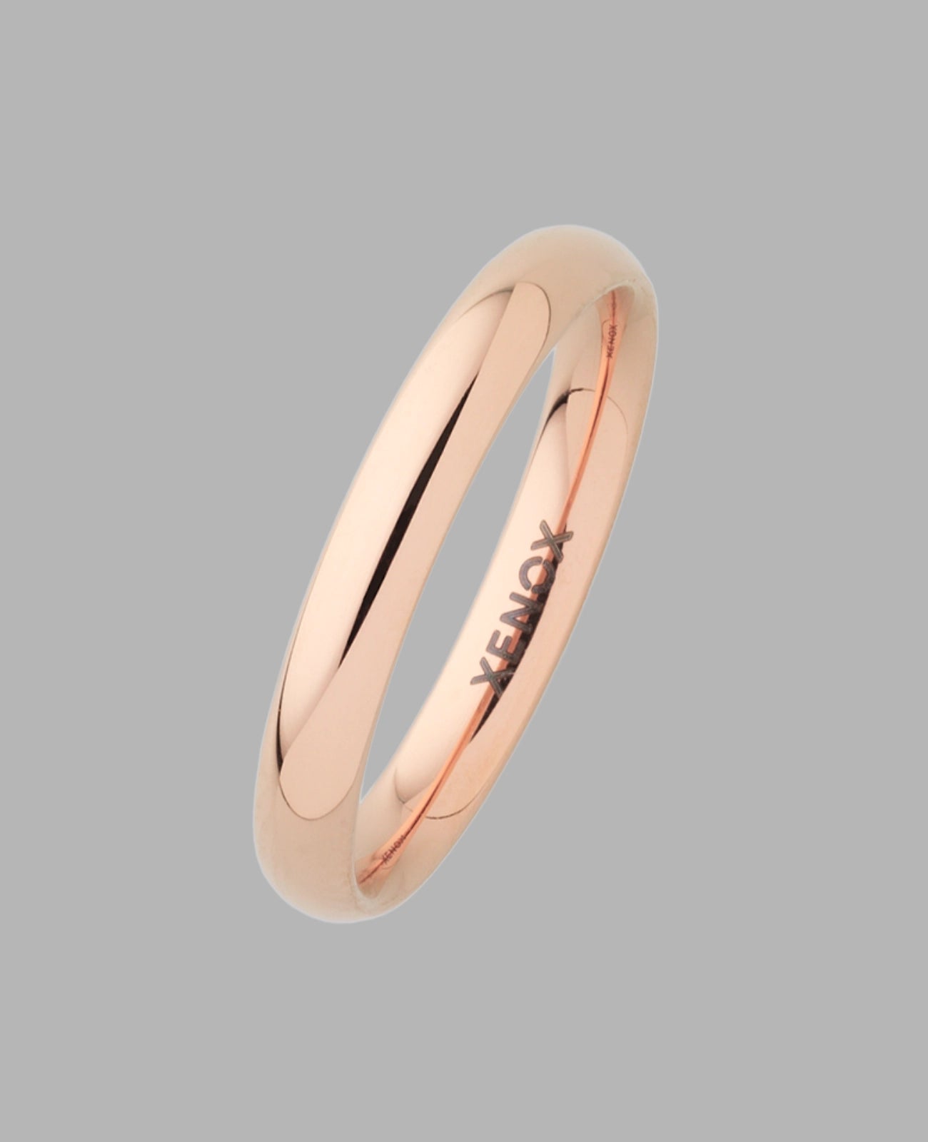 Einfacher glatter gewölbter Ring