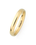 Einfacher glatter gewölbter Ring