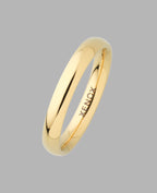 Einfacher glatter gewölbter Ring
