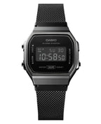 casio vintage unisexuhr schwarz mit digitalanzeige