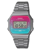 casio vintage unisexuhr grau mit digitalanzeige a168werb 2aef