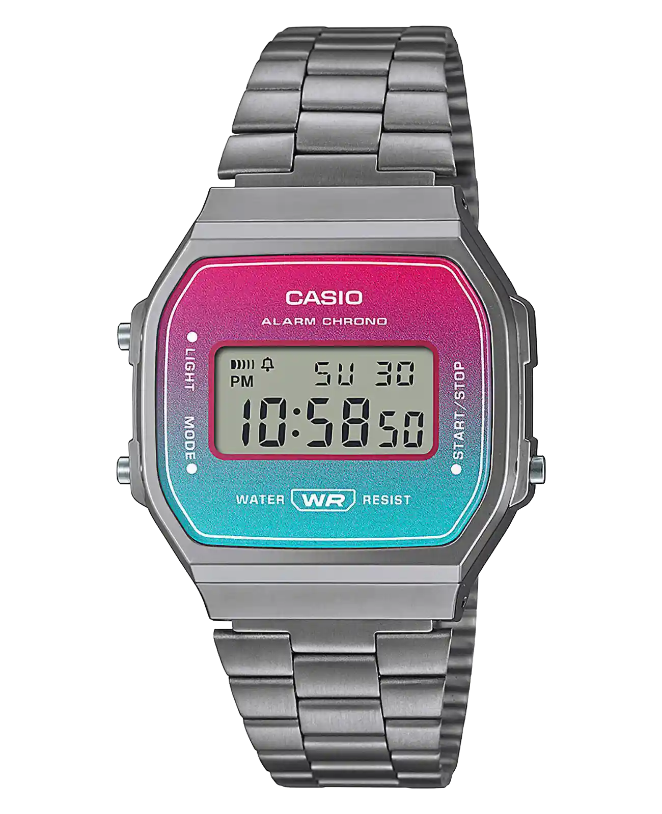 casio vintage unisexuhr grau mit digitalanzeige a168werb 2aef