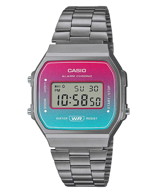 casio vintage unisexuhr grau mit digitalanzeige a168werb 2aef