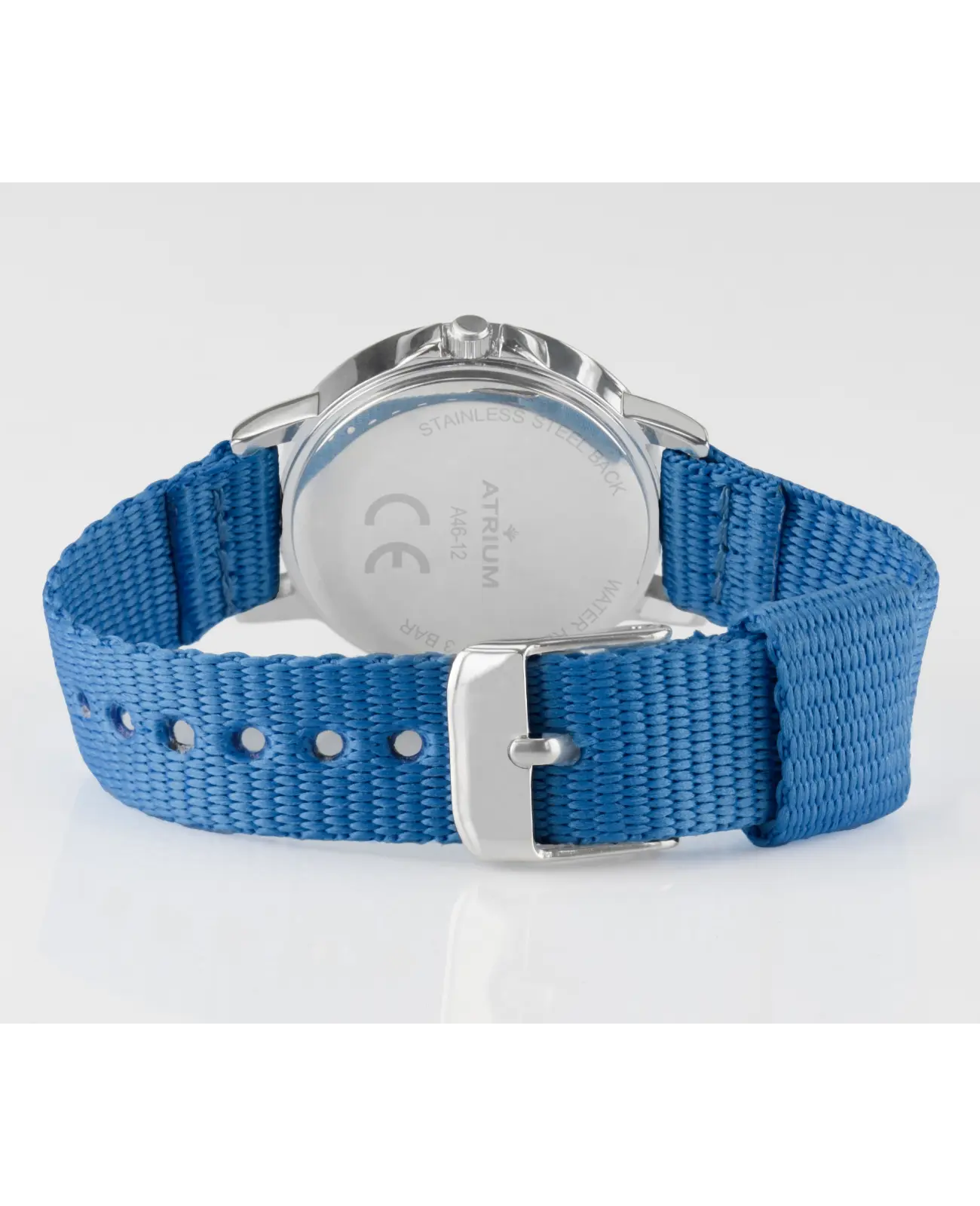 Blaues Textilarmband große arabische zahlen