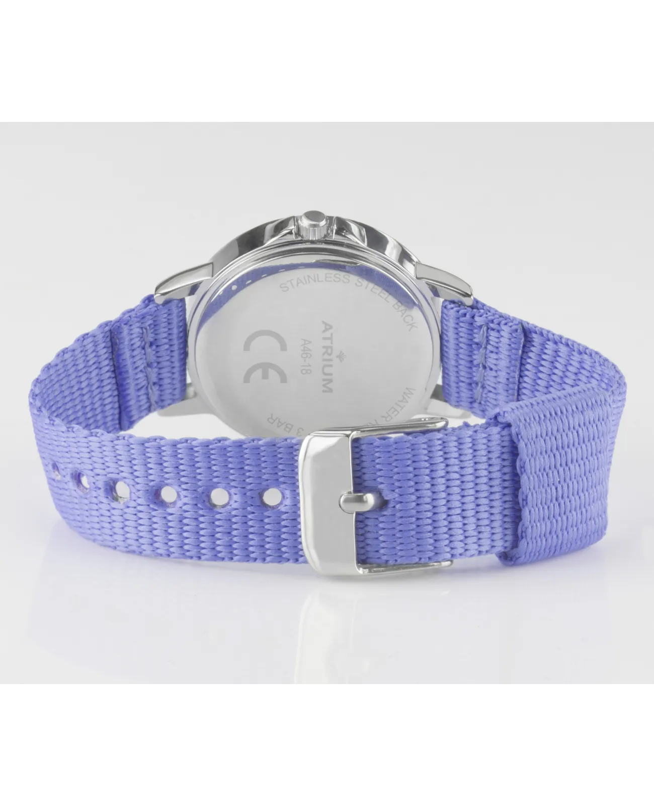 Lila Textilarmband große arabische zahlen