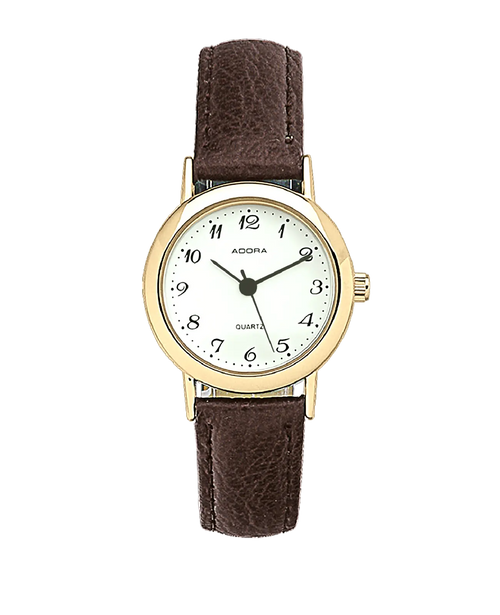 rundes Gehäuse arabische Zahlen