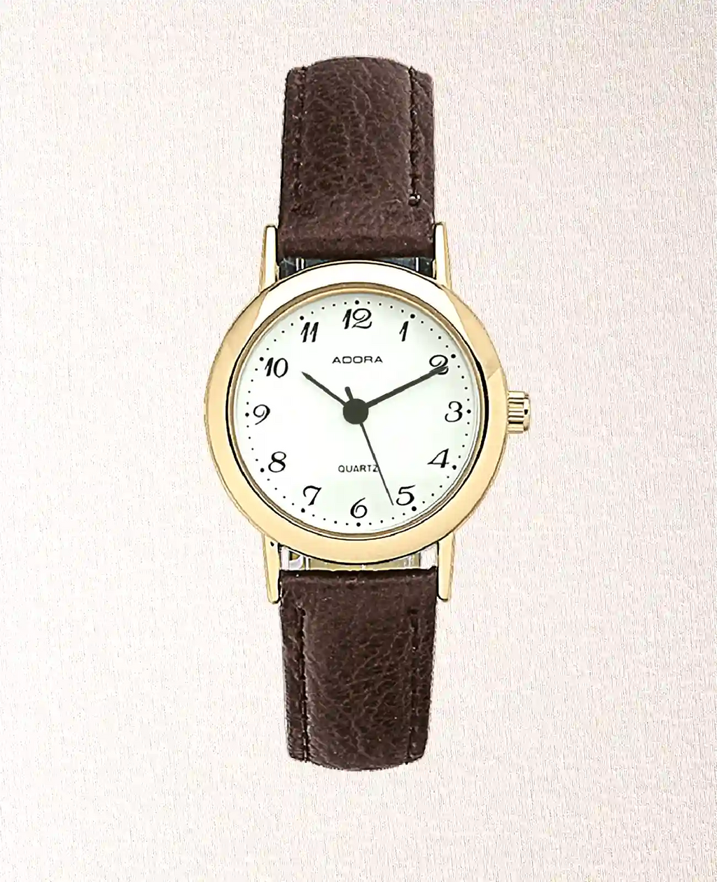 rundes Gehäuse arabische Zahlen