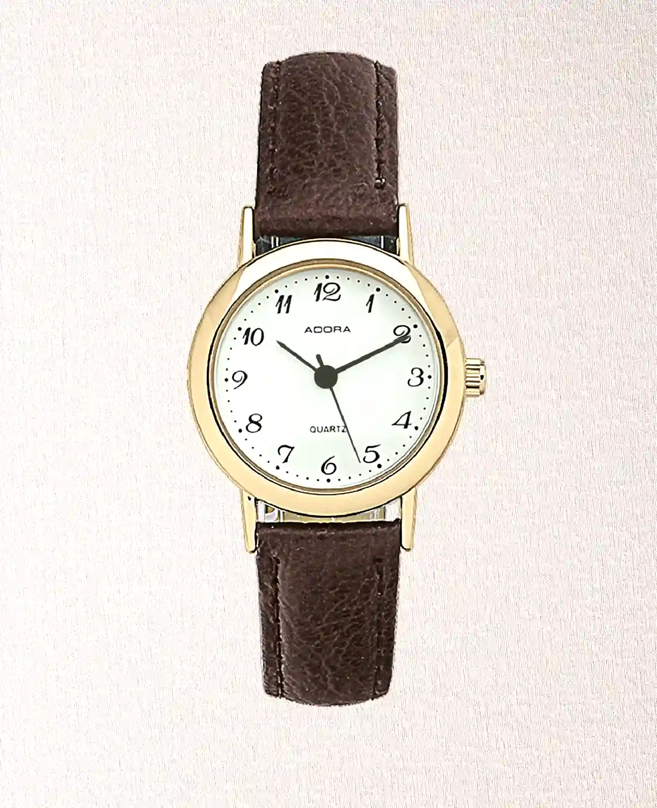 rundes Gehäuse arabische Zahlen