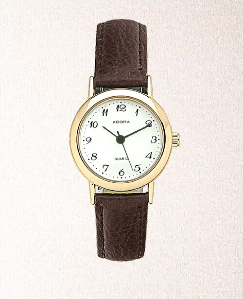 rundes Gehäuse arabische Zahlen