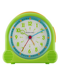 Grüner Wecker mit großen arabischen Zahlen