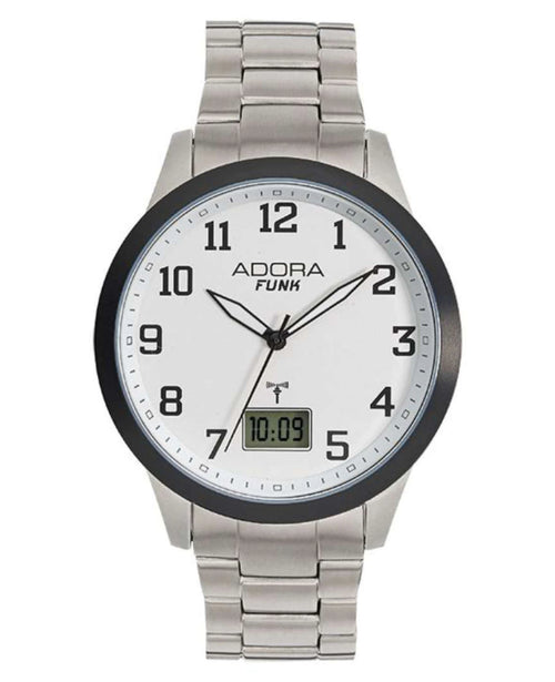 arabische zahlen gehaeuse rund weisses zifferblatt