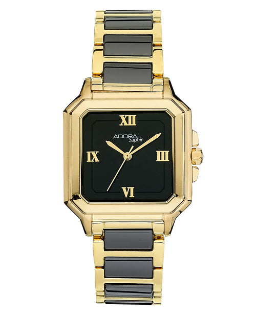 8 eckige kleine Uhr mit rhömischen Ziffern