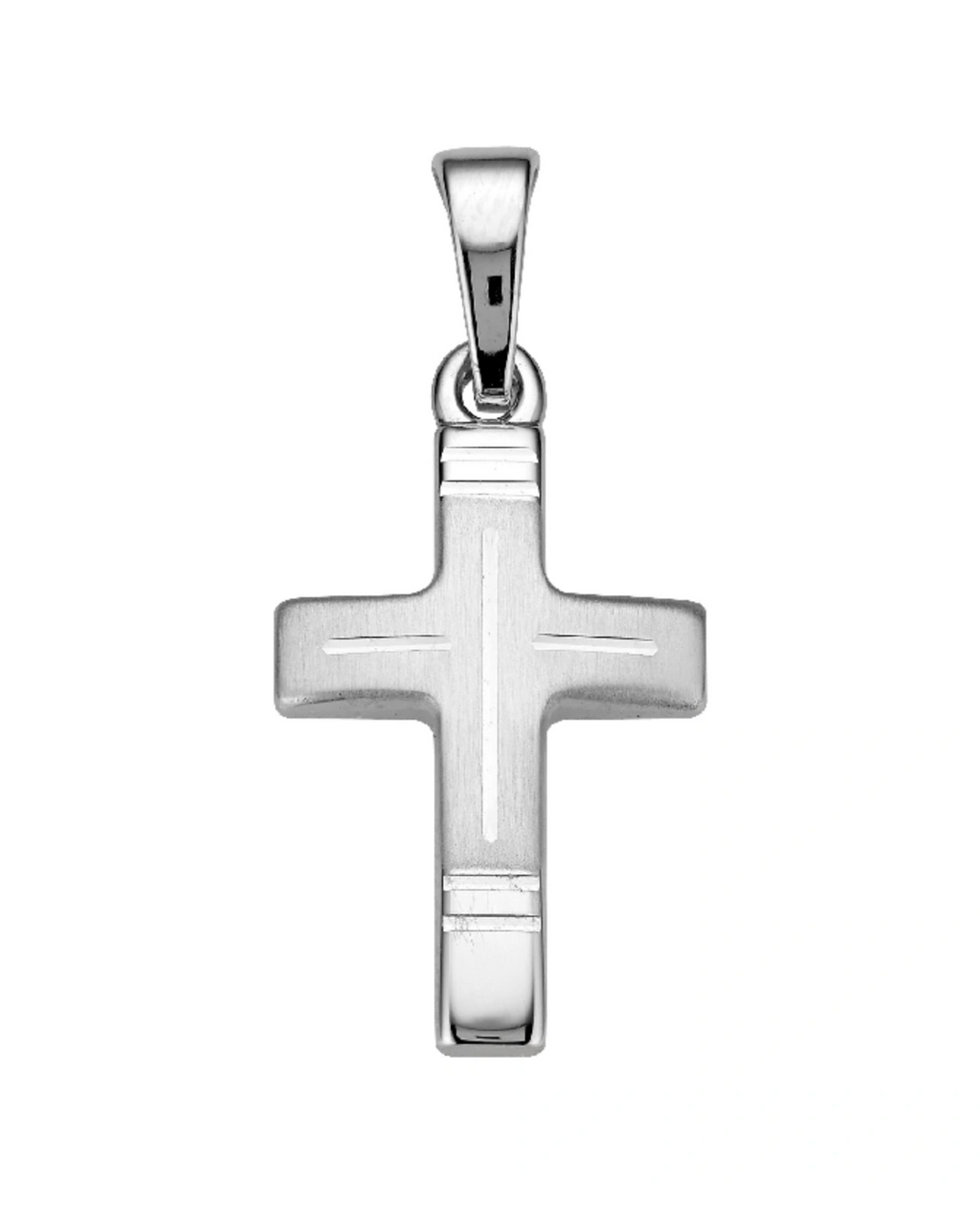kreuz anhänger mit diamntierten kreuz in der mitte