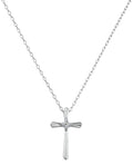 ankerkette mit diamantierten kreuz anhänger