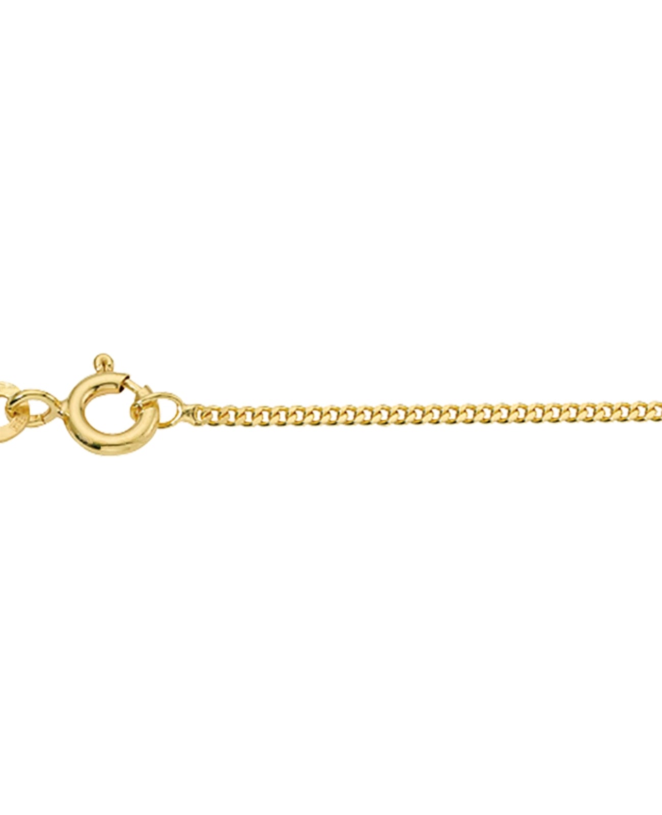 Panzerkette gold mit federring verschluss