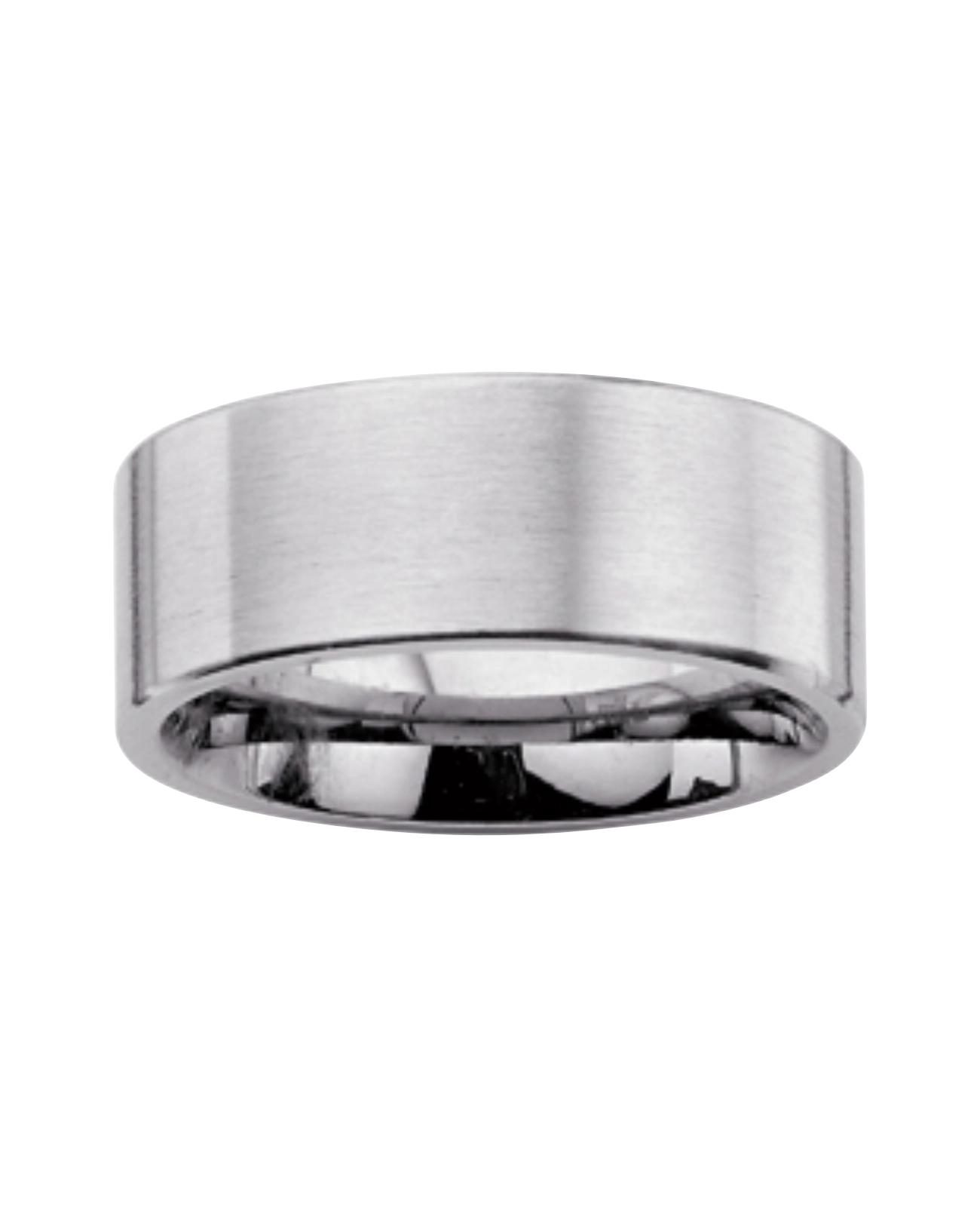 Breiter kantiger mattierter ring