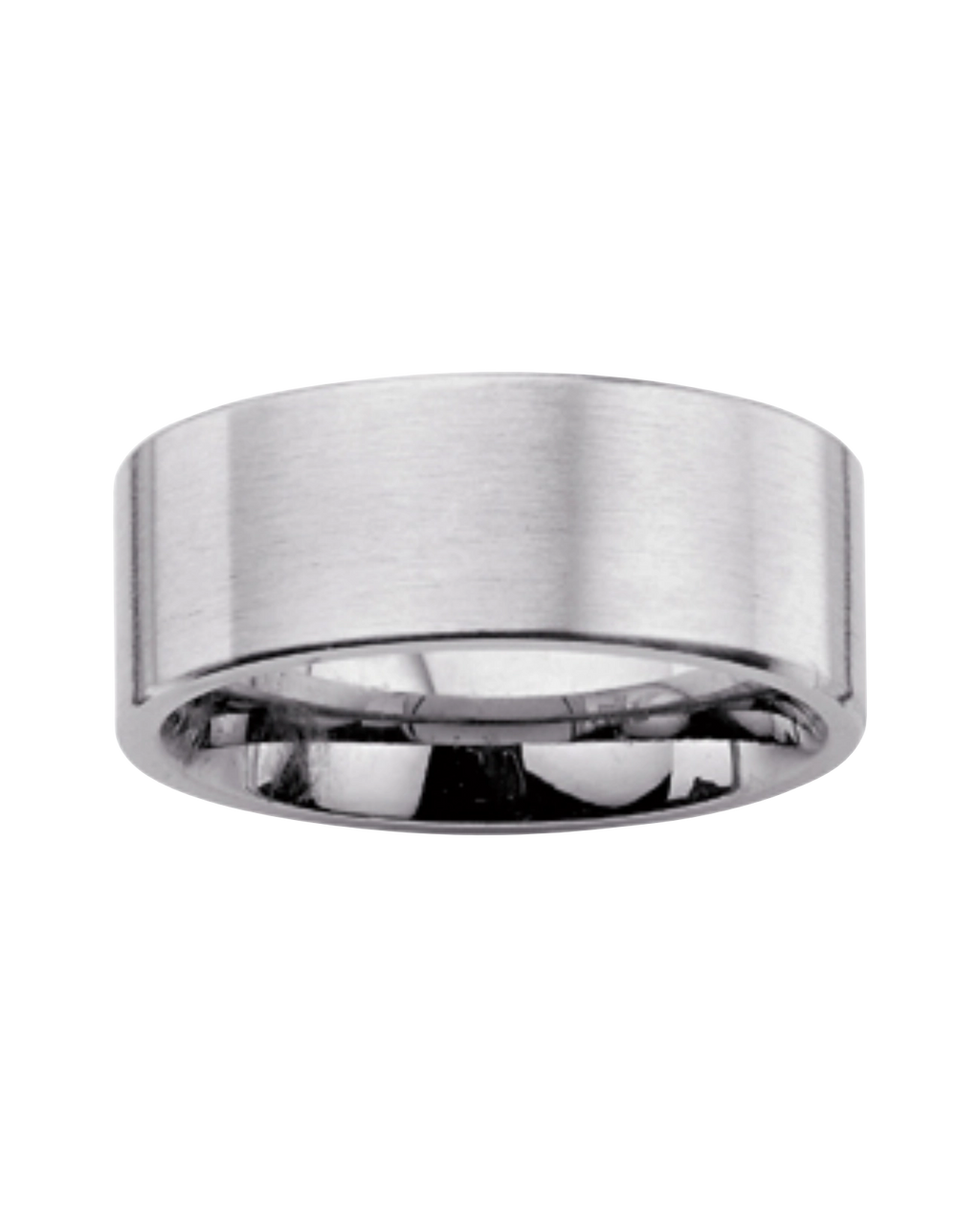 Breiter kantiger mattierter ring