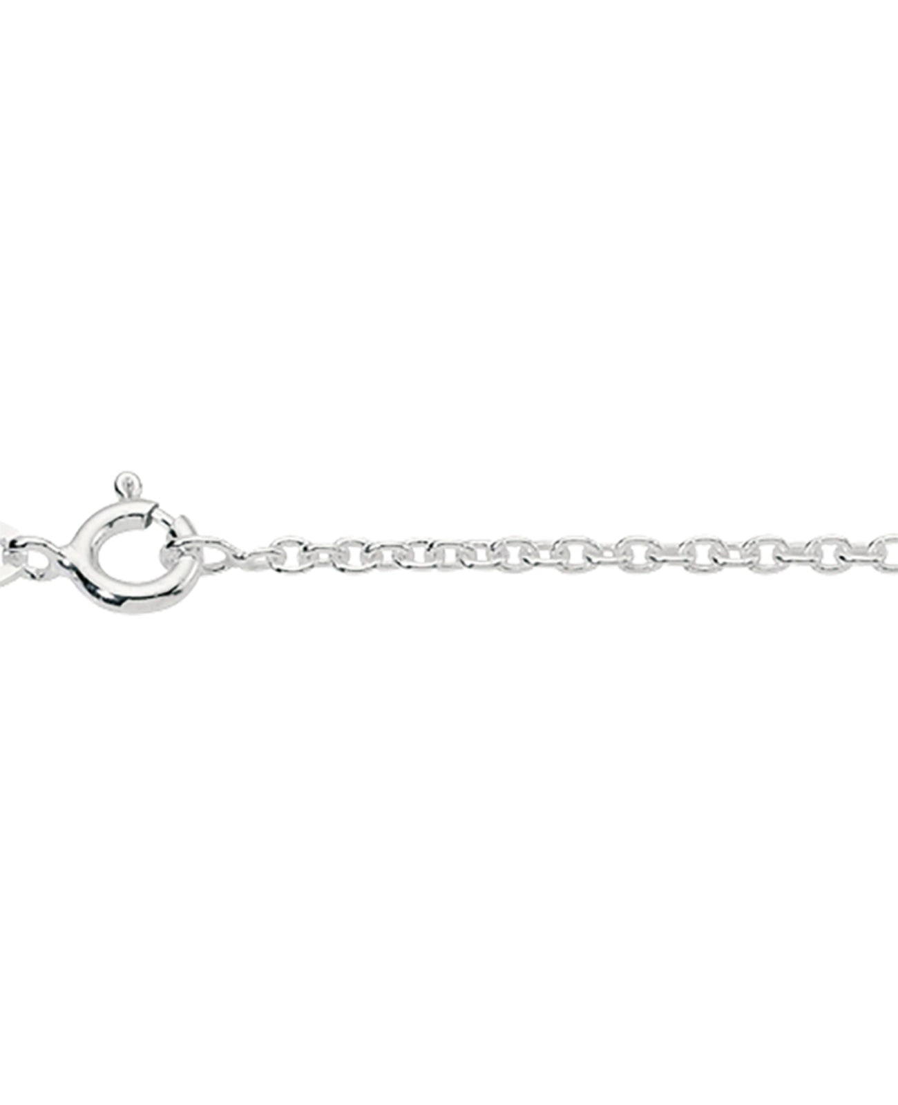 Anker collierkettchen silber mit federring