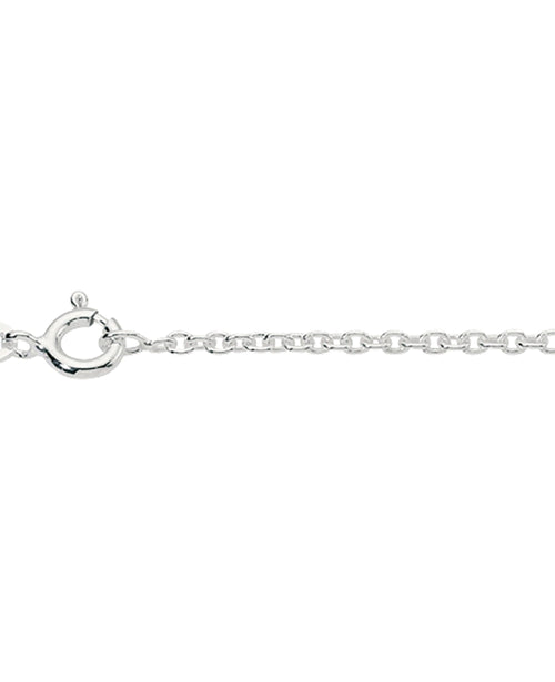 Anker collierkettchen silber mit federring