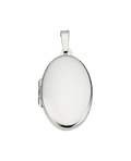 Ovaler medaillon anhänger glänzend