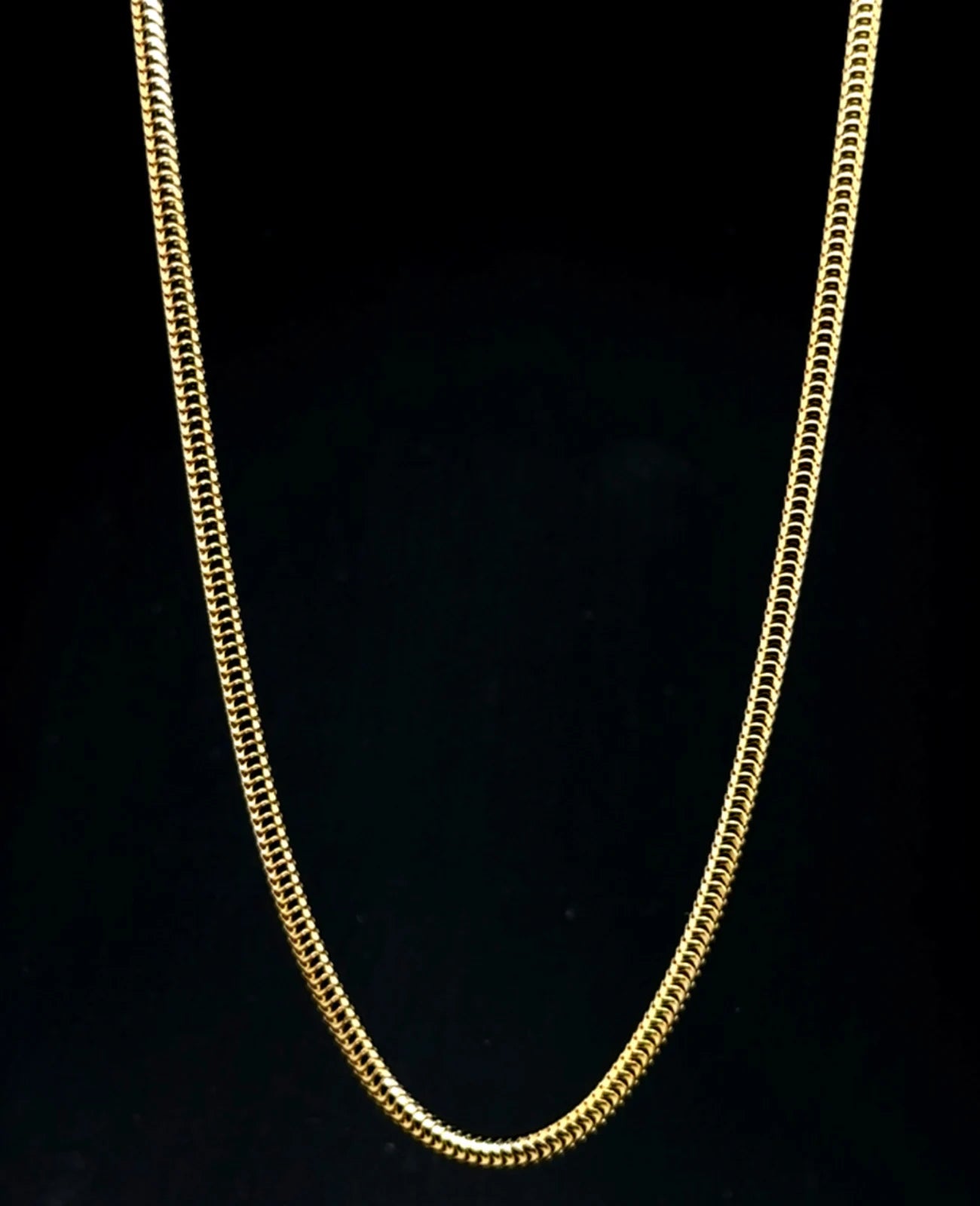 Schlangenkette gold mit karabiner verschluss