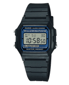 casio unisexuhr mit digitalanzeige schwarzes kunststoffgehäuse