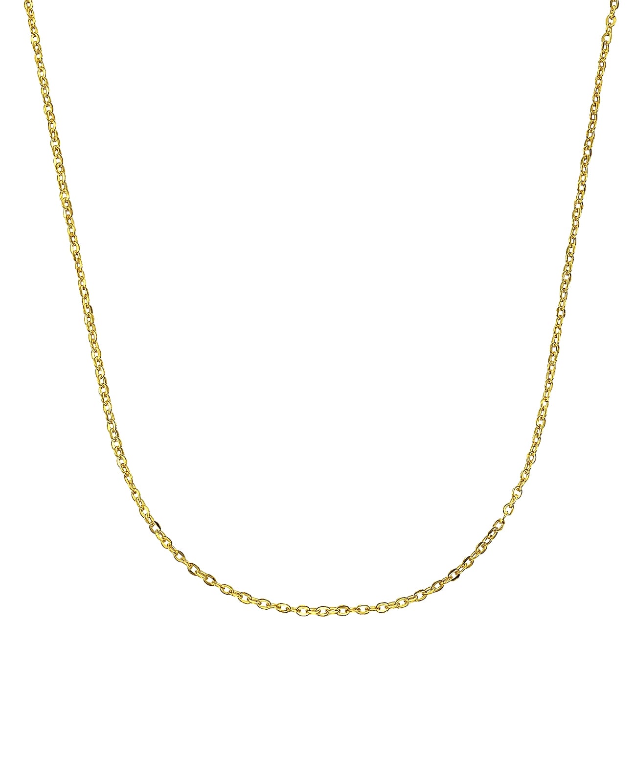 Anker collierkette gold mit federring