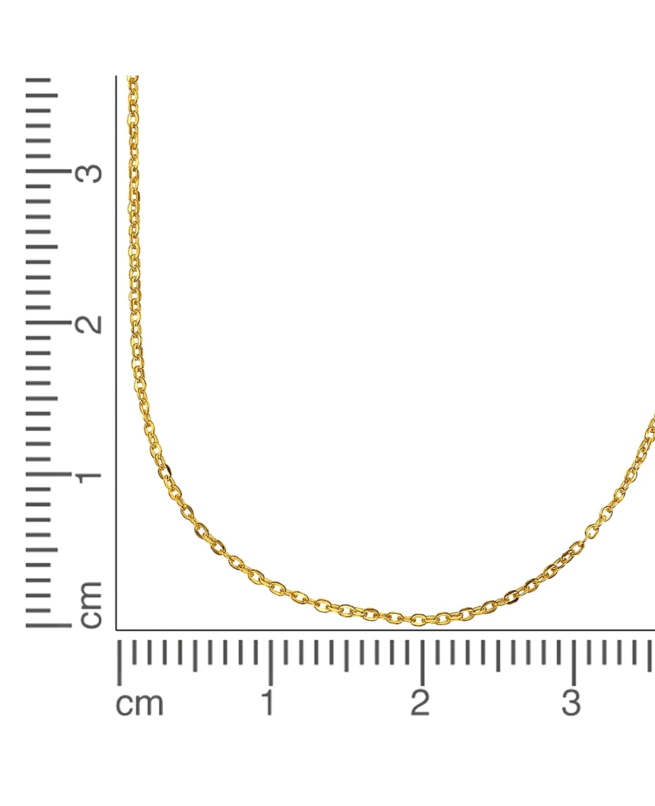 Anker collierkette gold mit federring