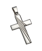 kantiges breites kreuz mit 4 diagonalen streifen