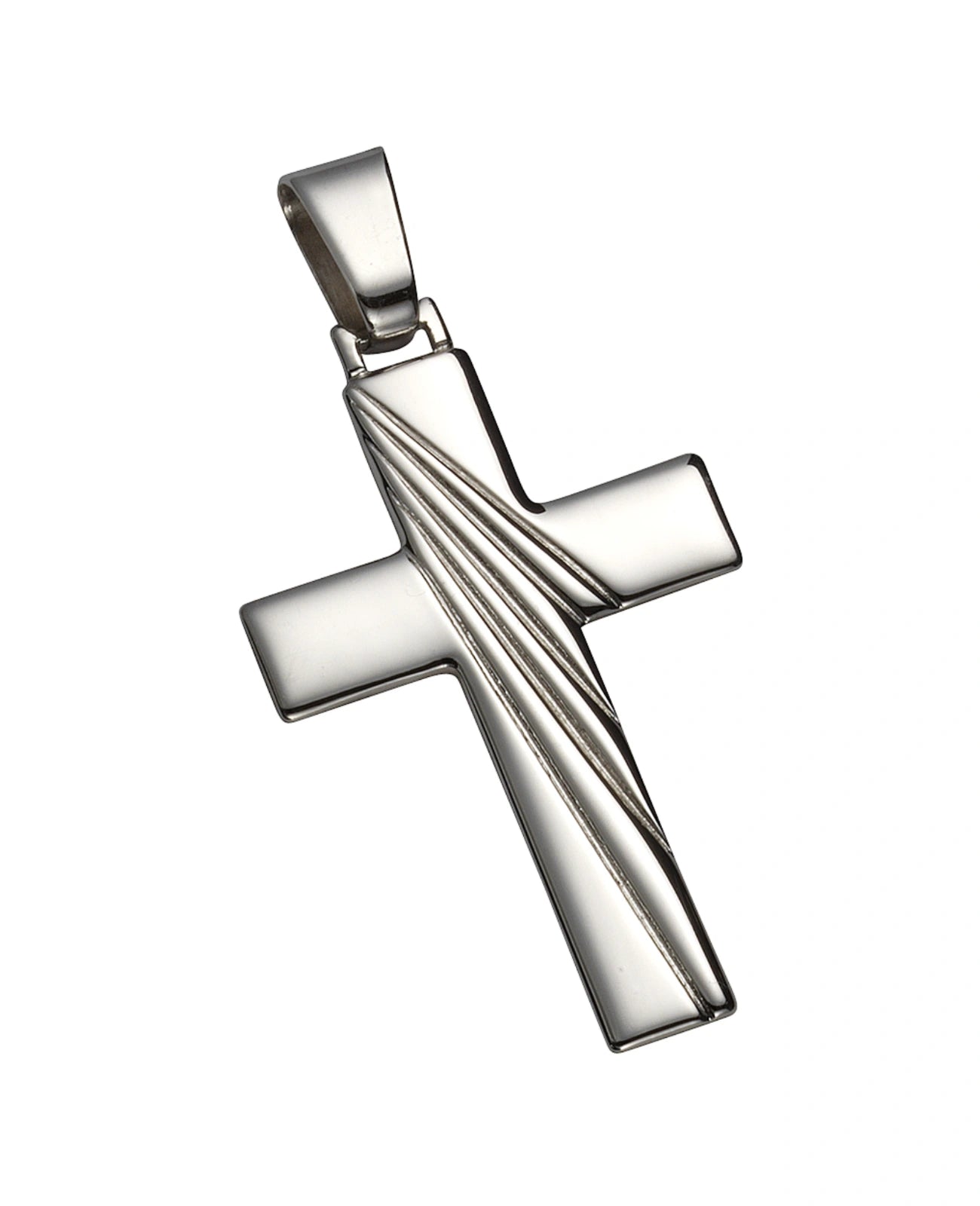 kantiges breites kreuz mit 4 diagonalen streifen