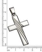 kantiges breites kreuz mit 4 diagonalen streifen